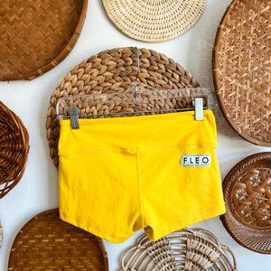 Daffodil Yellow Fleo Shorts Size Small